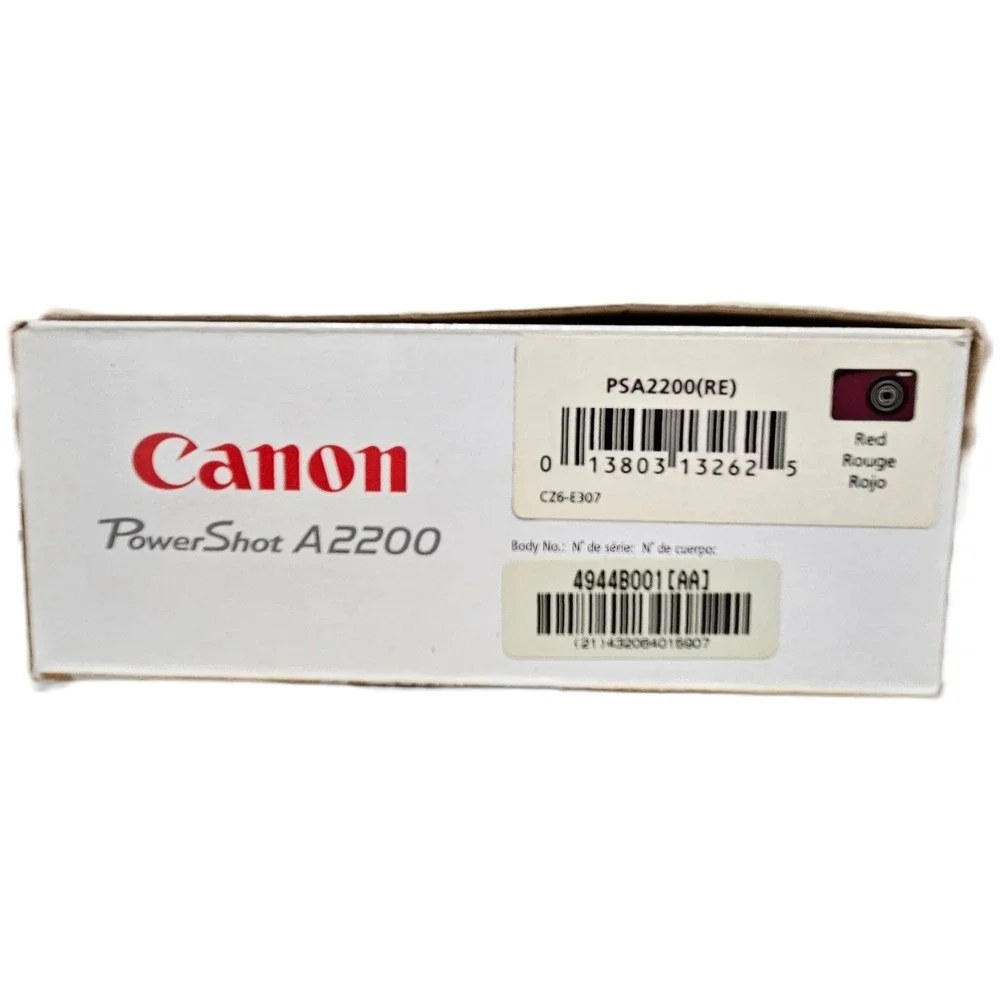 Canon Power‎ Shot A2200 Digital Camera Box & Accessories Only NO CAMERA